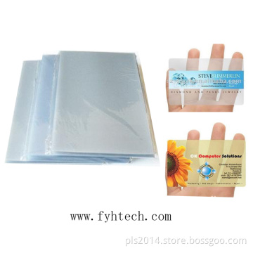 Instant PVC Transparent Card Material